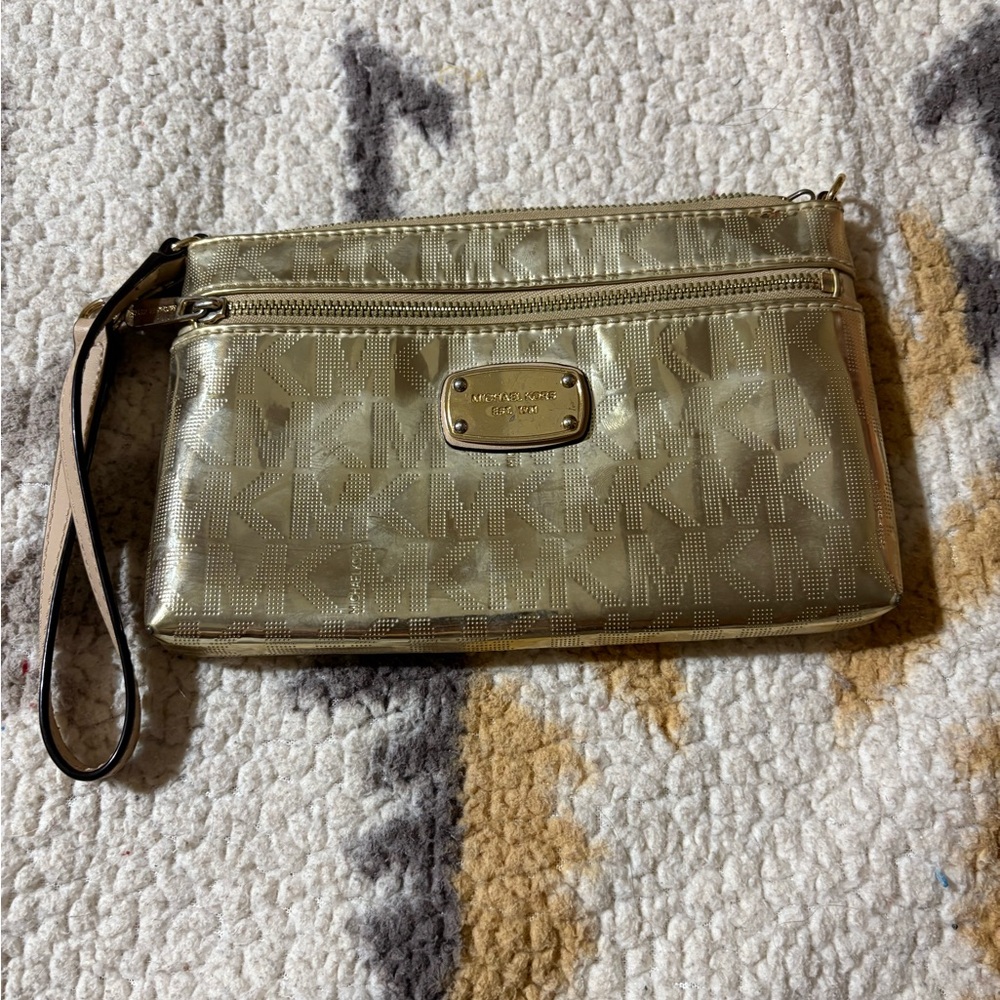 Michael Kors Metallic Gold Wallet
